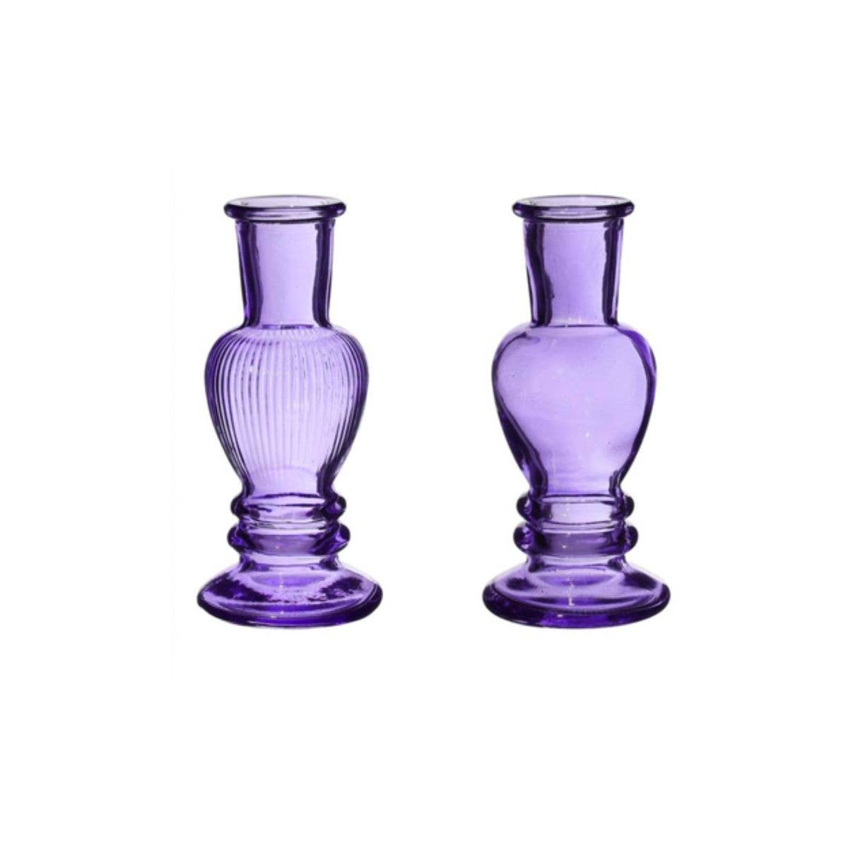 Kandelaar / Vase Venice Purple 11,3cm