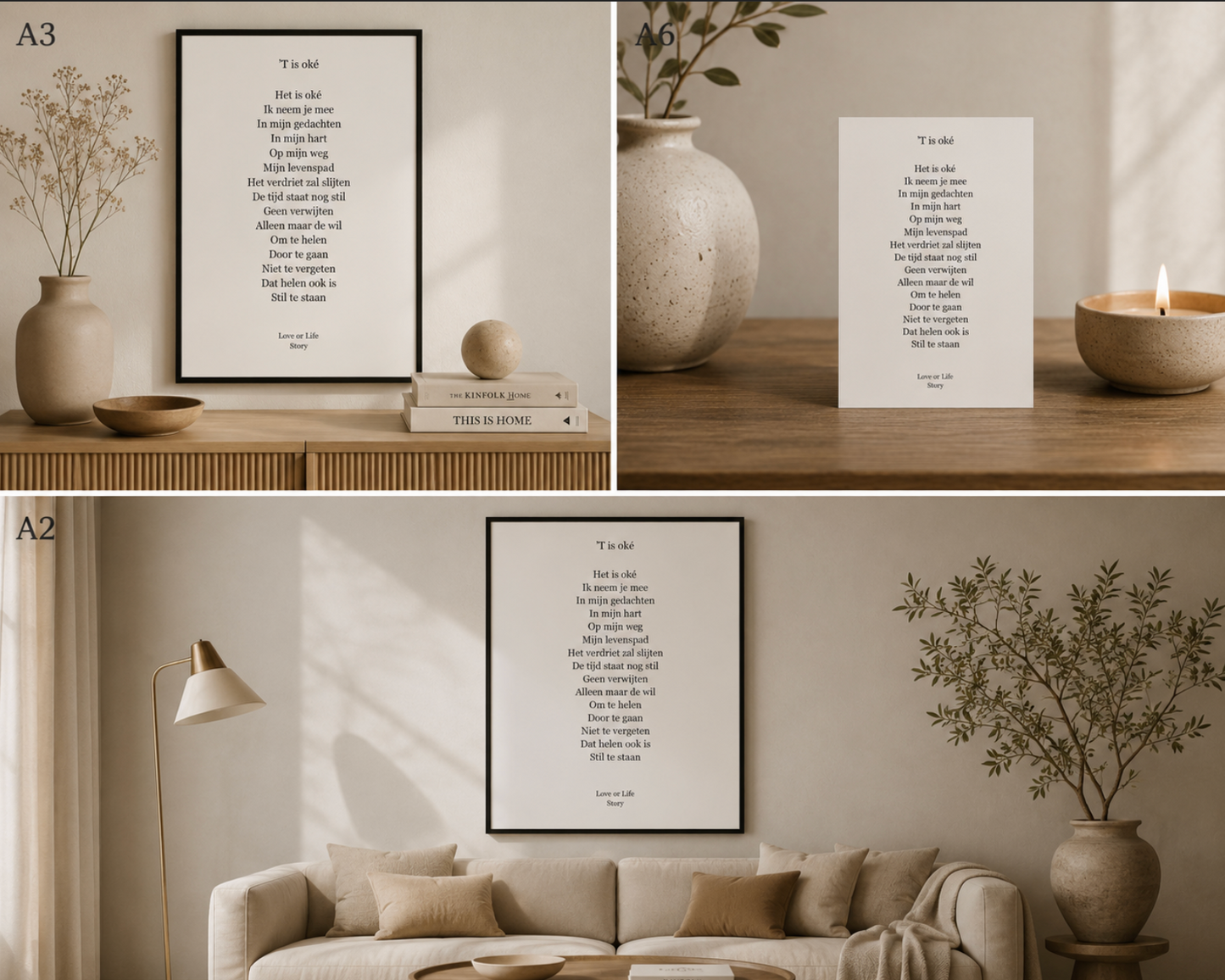 Gedichtenkaart Verlies – Love or Life Story | Format Oost