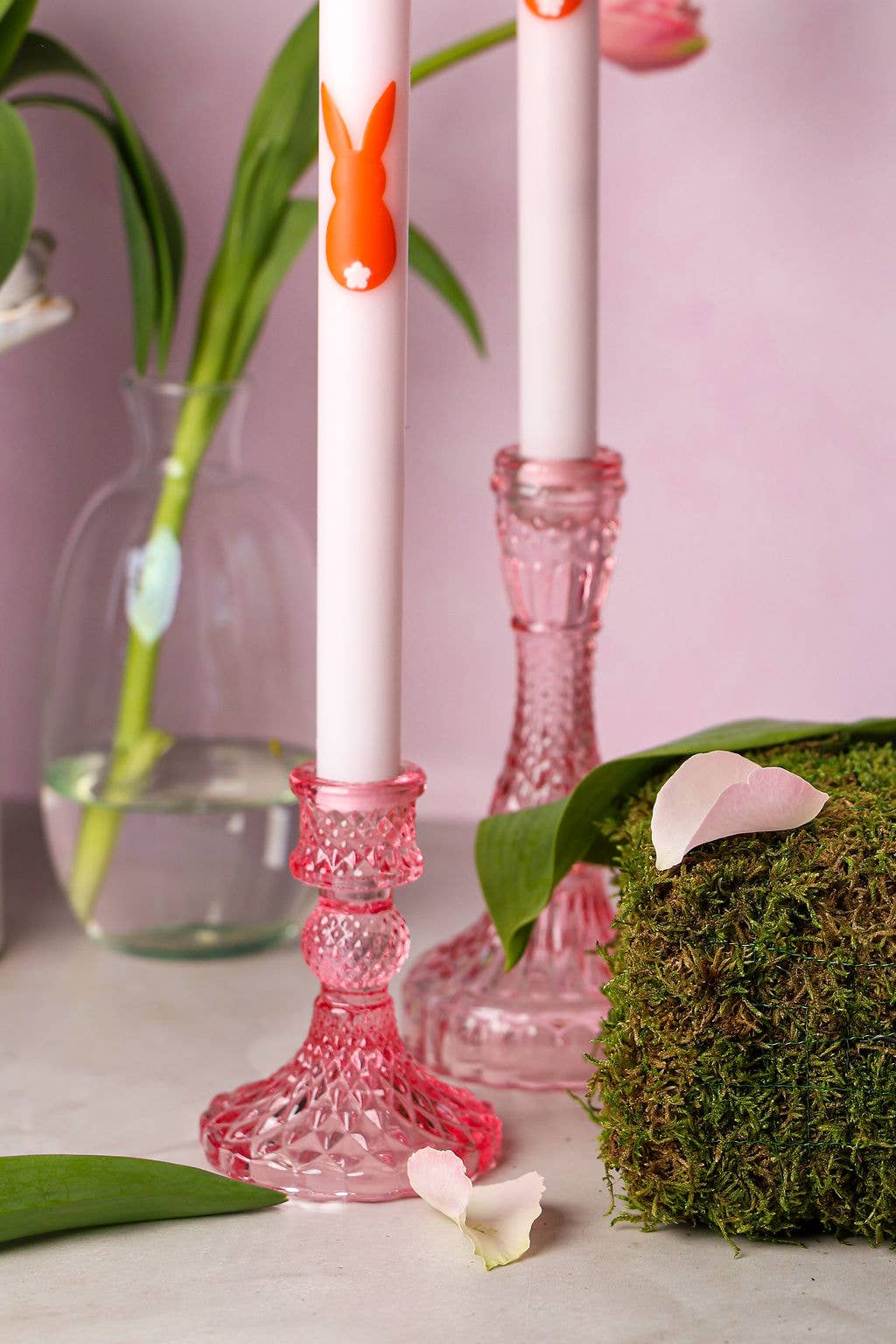 Kandelaar Belle Pink